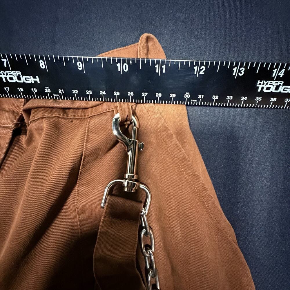 The Ragged Priest Wide Leg Cargo Pants Womens 8 Double Chain - Picture 3 of 10
